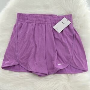 Nike Girl's Loose Fit Dri-Fit Shorts - Purple - Large - New with tags